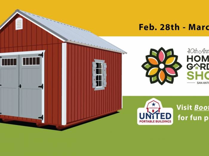 [Visit our BOOTH 905 at the Home and Garden Show on February 28 - March 1st 2020 in San Antonio, Texas!]
