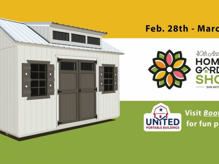 [Visit our BOOTH 905 at the Home and Garden Show on February 28 - March 1st 2020 in San Antonio, Texas!]