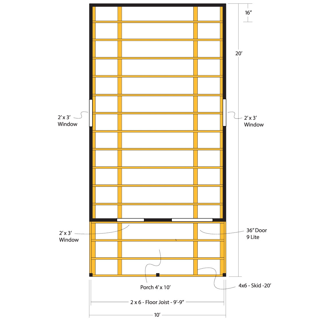 Cabin United Portable Buildings