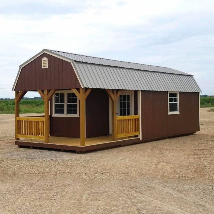 Buy United Portable Buildings: Deluxe Lofted Cabin