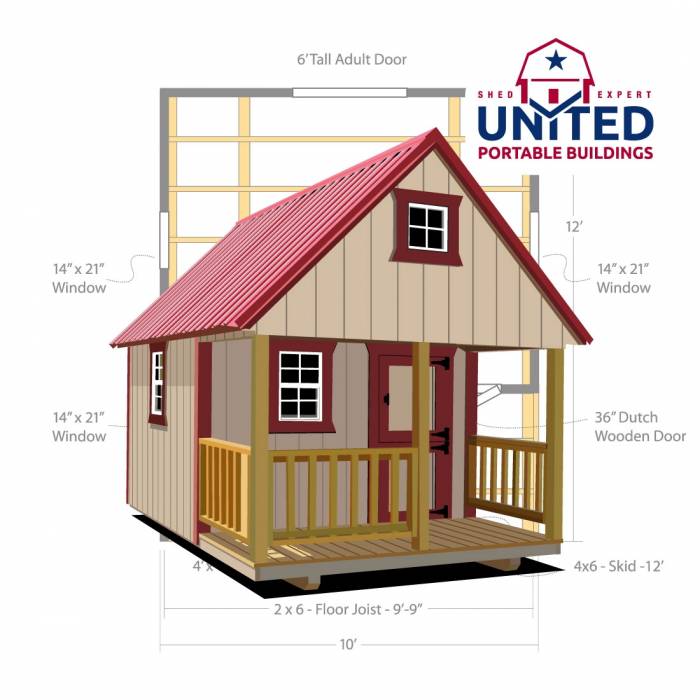 Hideout Playhouse | John Schneider Sheds  Product Image
