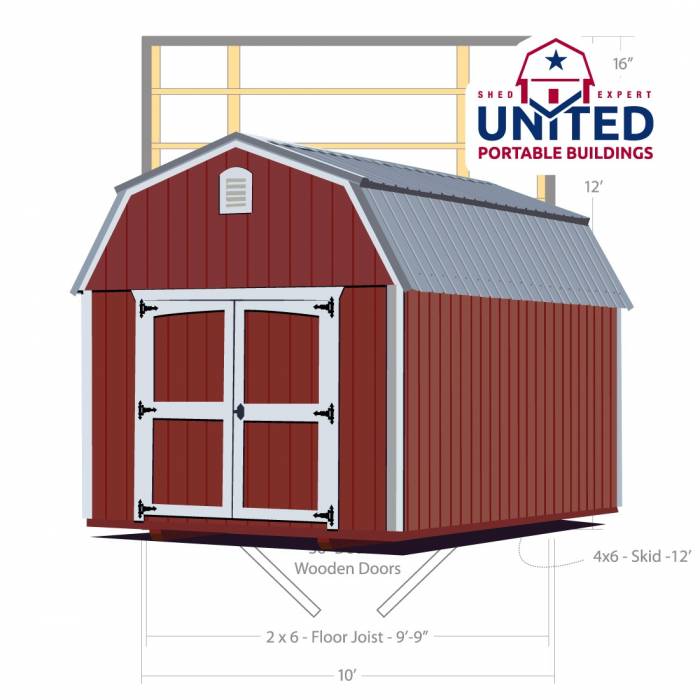 Lofted Barn | RAD Portable Buildings Product Image