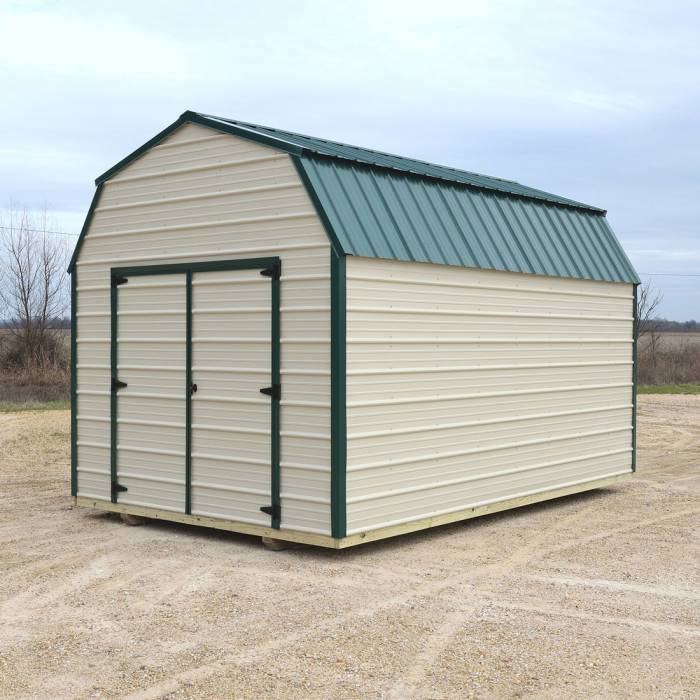 Metal Lofted Barn