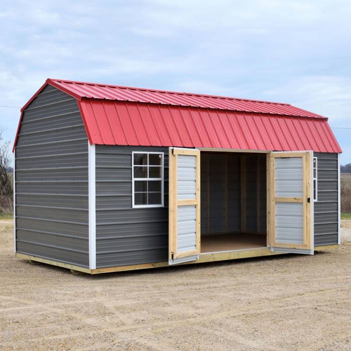 Metal Side Lofted Barn