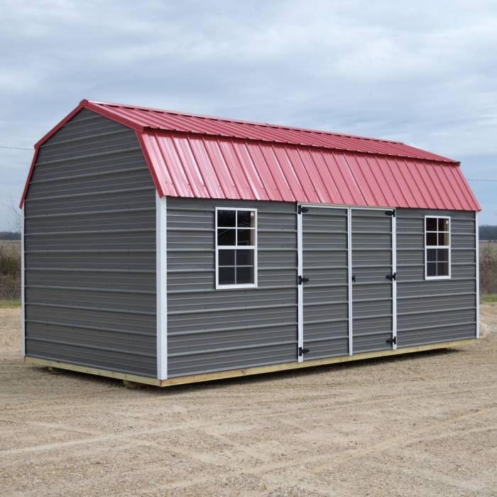 Metal Side Lofted Barn