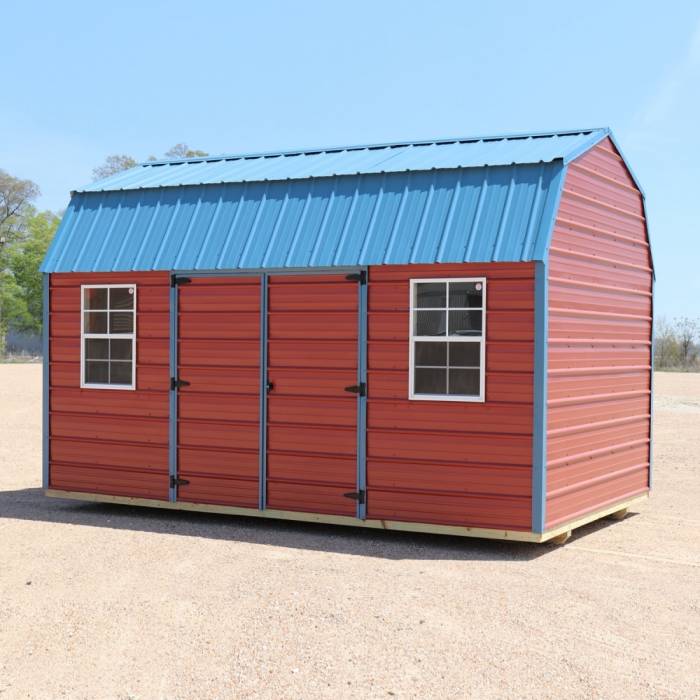 Metal Side Lofted Barn