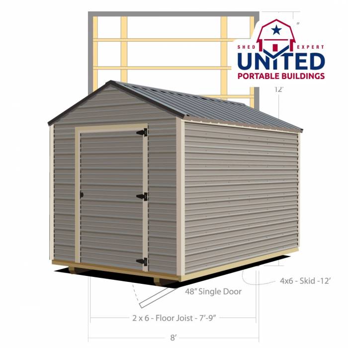 Metal Utility | United Portable Buildings Product Image