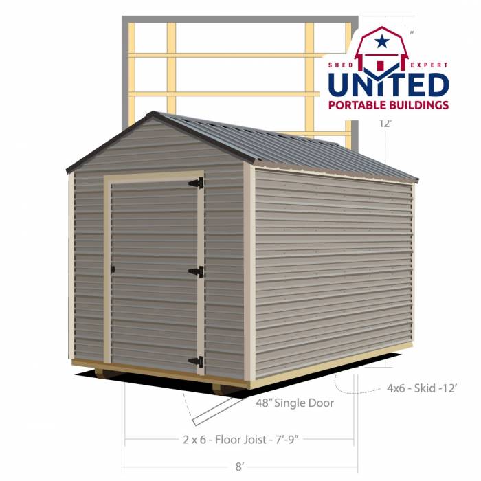 Metal Utility | RAD Portable Buildings Product Image